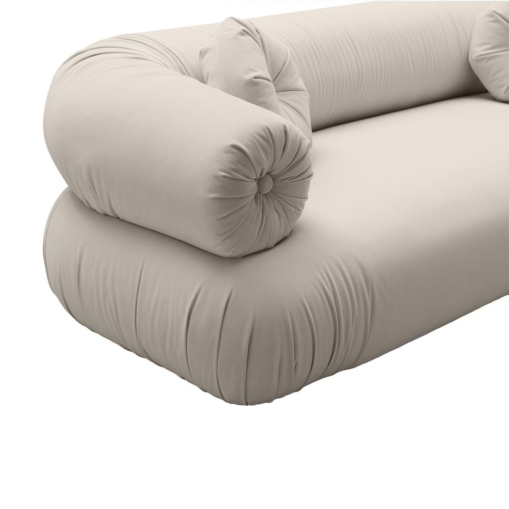 Grey Velvet Sofa K1842