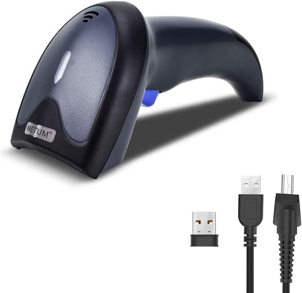 2D Wireless Bluetooth Barcode Scanner, Pack of 2 J604