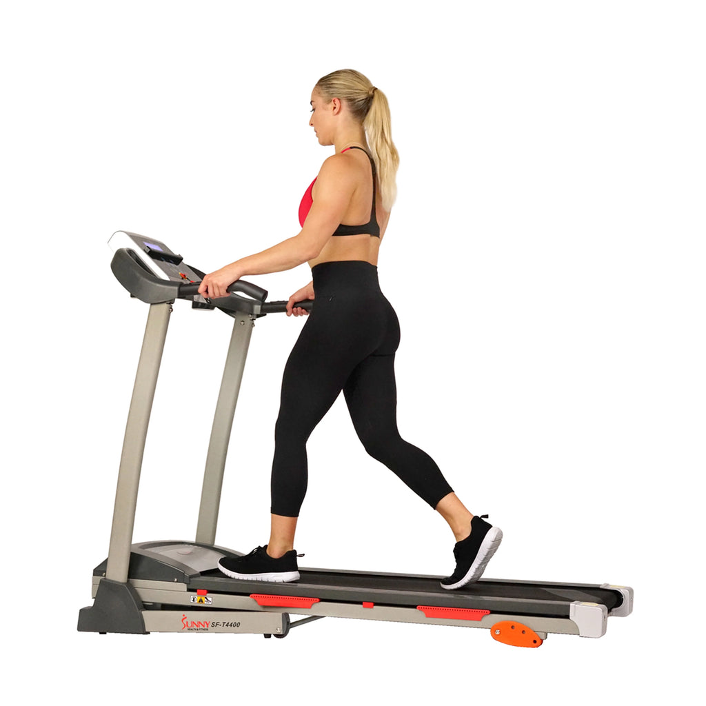 Manual Incline Folding Treadmill with Pulse Sensors L16663