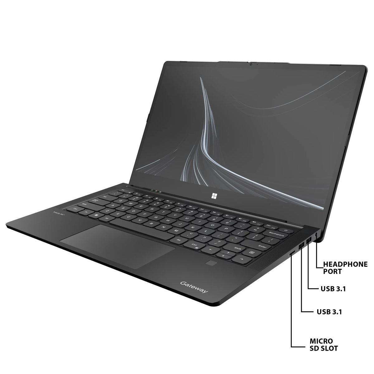 14.1" Ultra Slim Notebook FHD Touchscreen Intel Core i5 8GB RAM 512GB SSD Black A9597