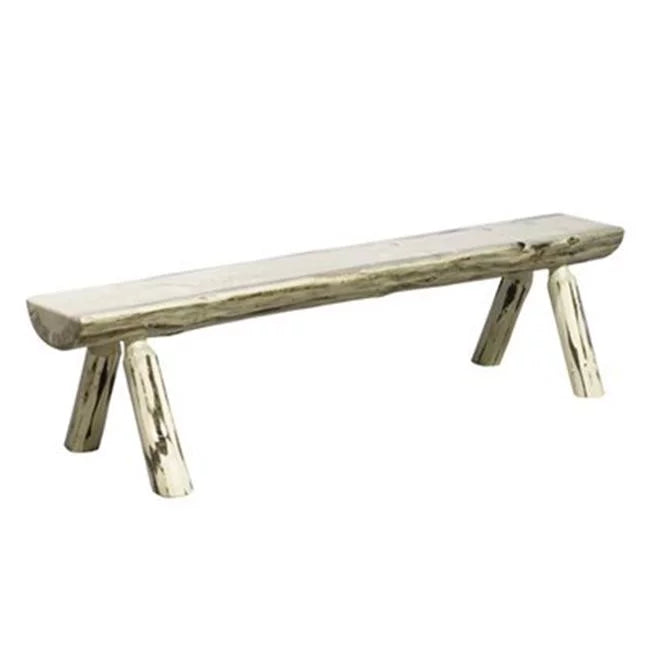 5' Half Log Outdoor Bench K669