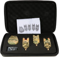 Wireless LED Fishing Bite Alarm Set with Case 3/4 Alarms + 1 Receiver H9361