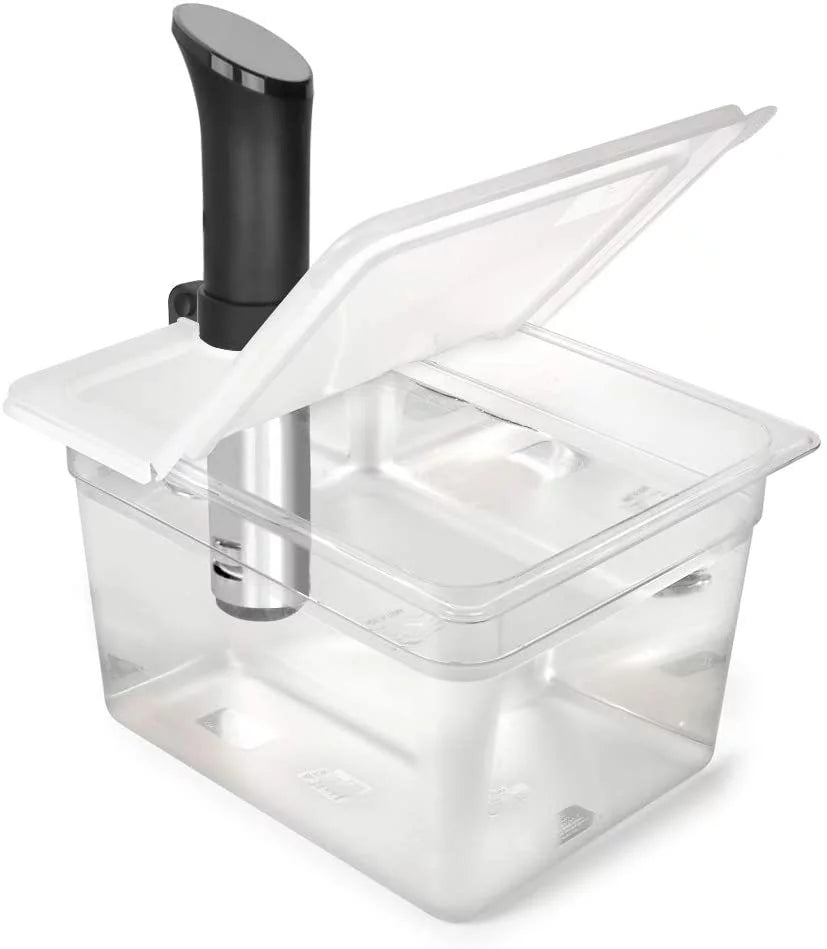 12 Quart Sous Vide Container with Collapsible Hinged Lid V41008