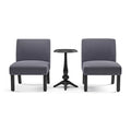 3-Piece Gray Accent Living Room Set D378