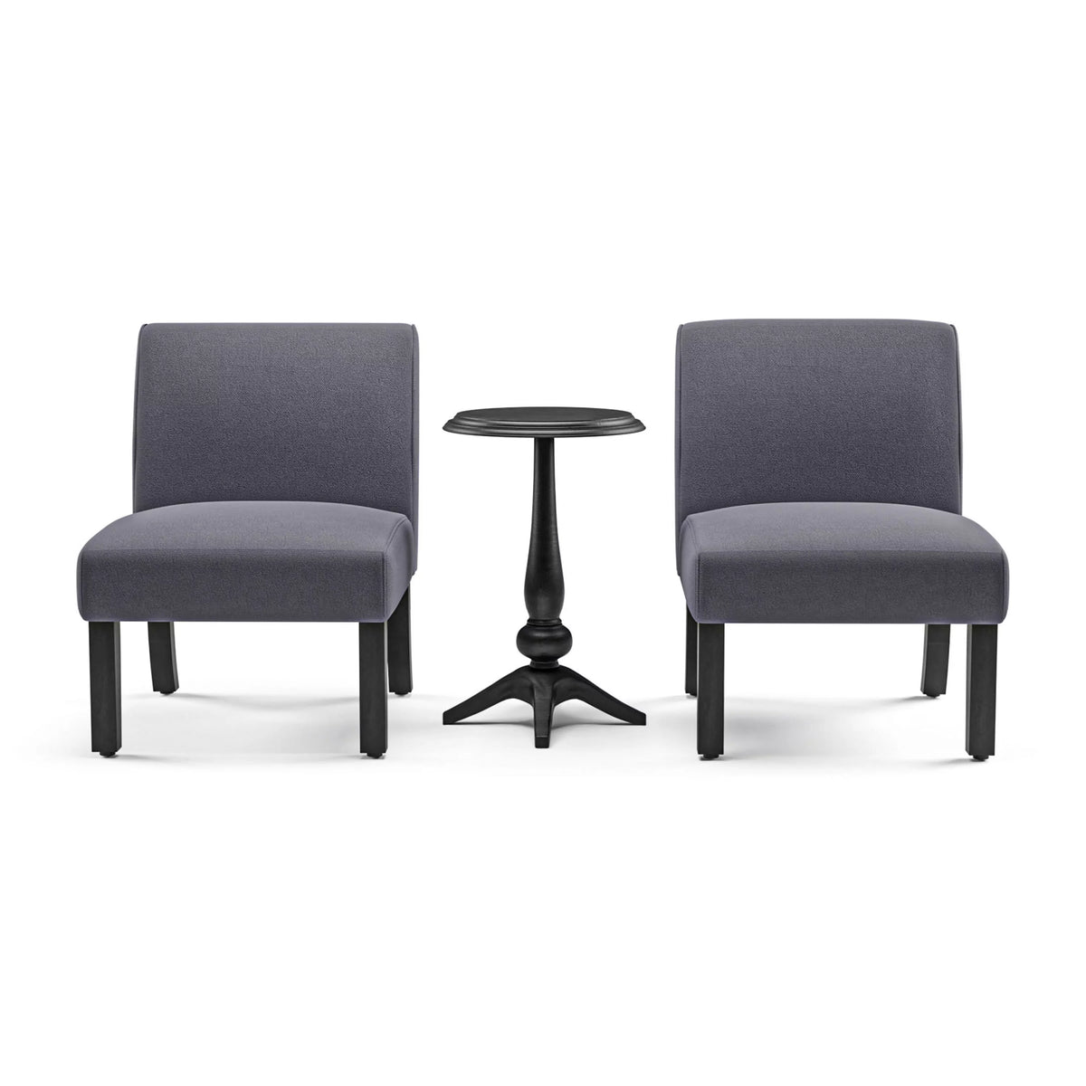 3-Piece Gray Accent Living Room Set D378