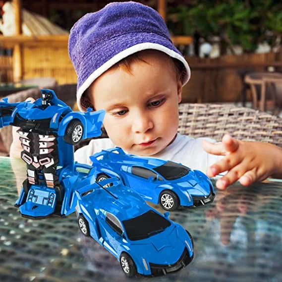 3 Pack Transforming Robot Car Toy L89933