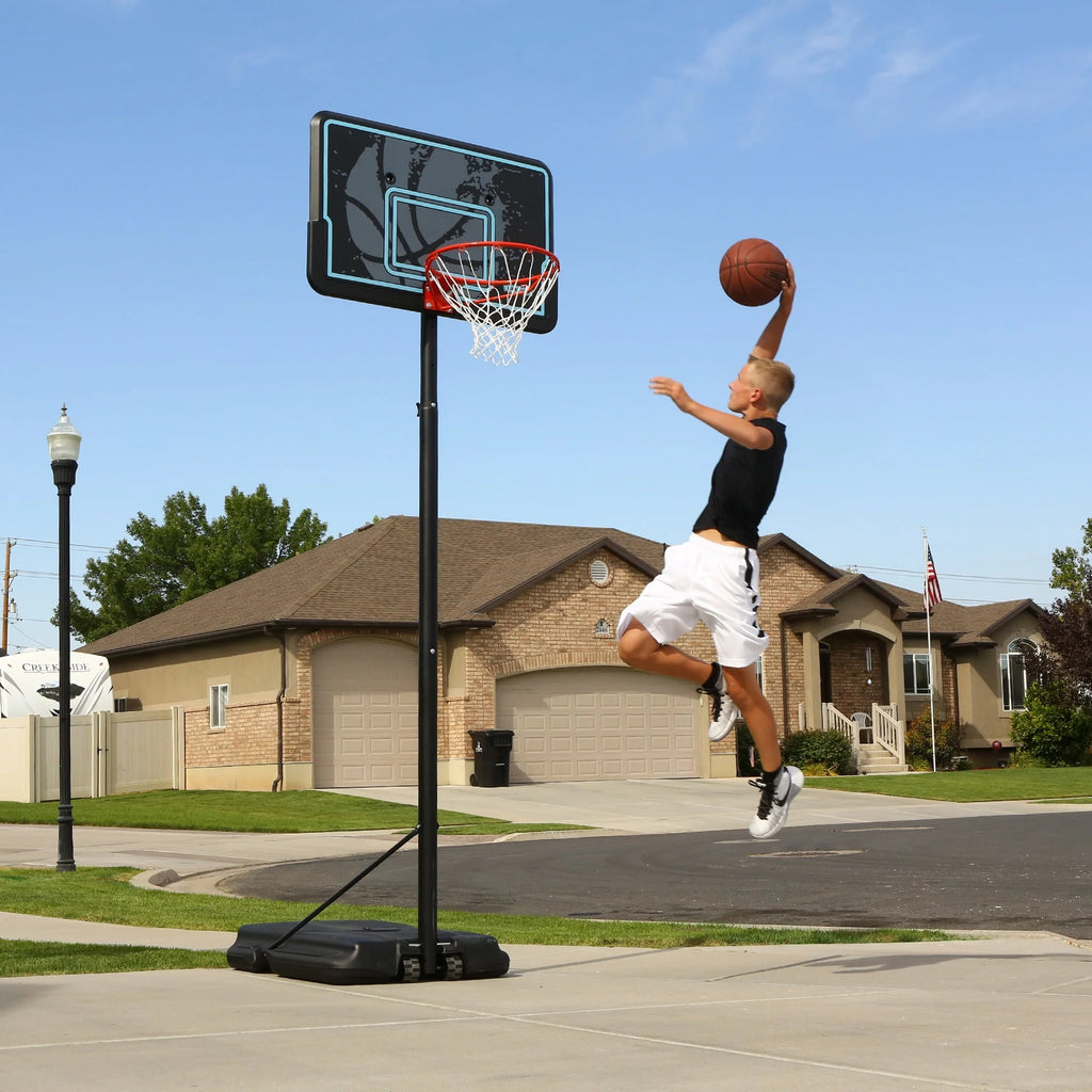 Adjustable Portable Basketball Hoop, 44 inch HDPE Plastic P4391