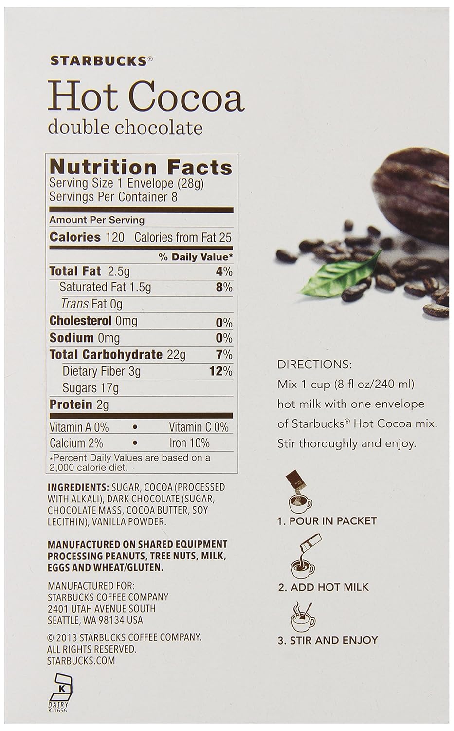 Double Chocolate Hot Cocoa Mix, 8 oz V375672