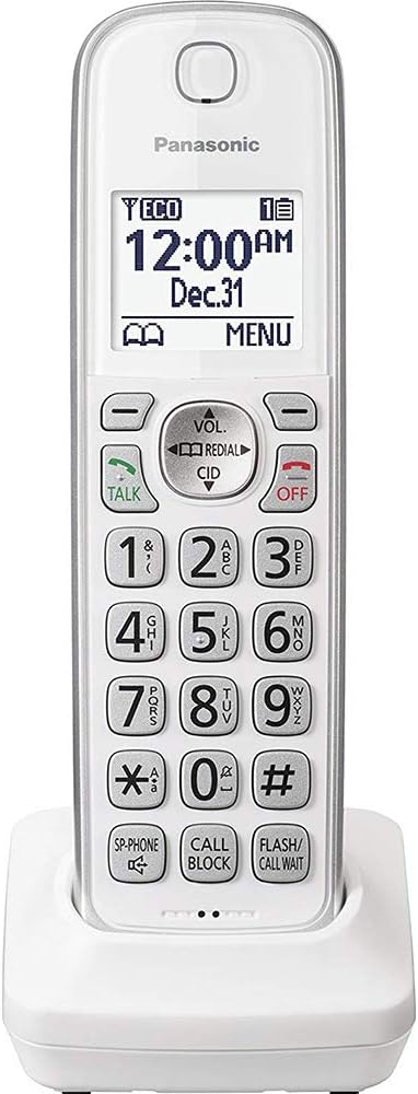 White Cordless Phone Handset K44502