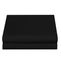 King Black Microfiber Flat Sheet P893937