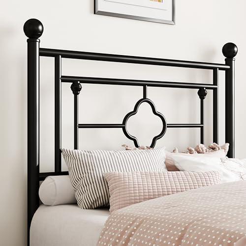 14 Inches Full Size Metal Platform Bed Frame with Headboard and Footboard O573361