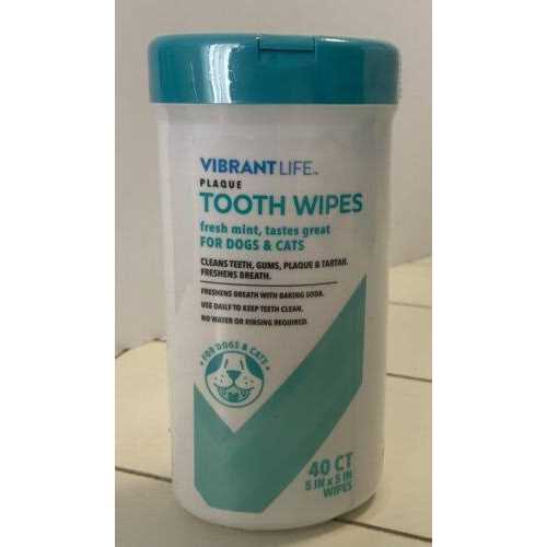 Plaque Tooth Wipes for Cats & Dogs O360