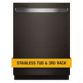 Black Stainless Built-In Tall Tub Dishwasher with Third Level Rack Q35150