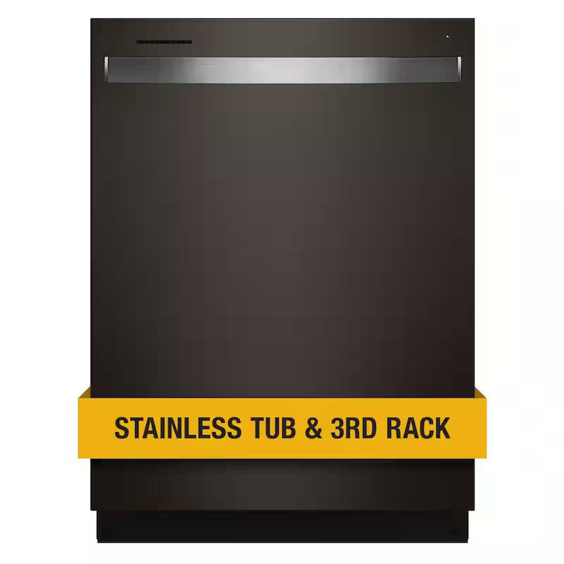 Black Stainless Built-In Tall Tub Dishwasher with Third Level Rack Q35150