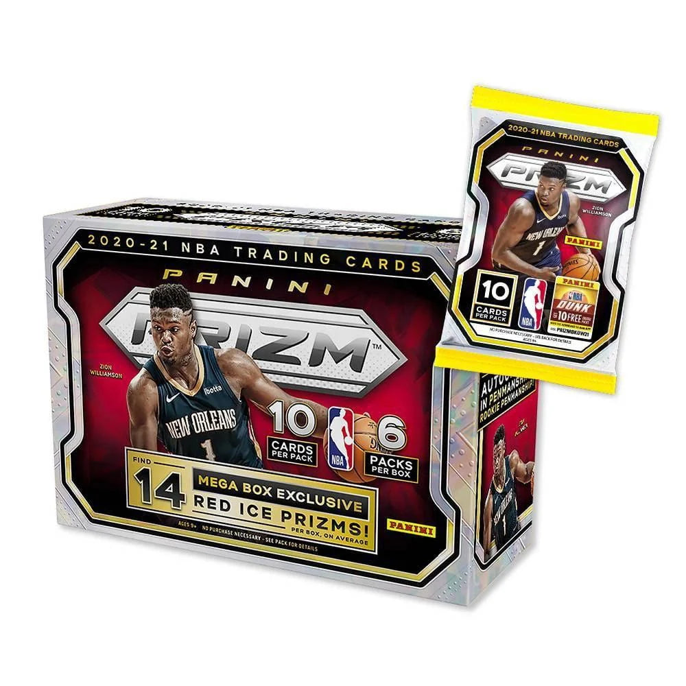 NBA Prizm Basketball Trading Card Mega Box M30933