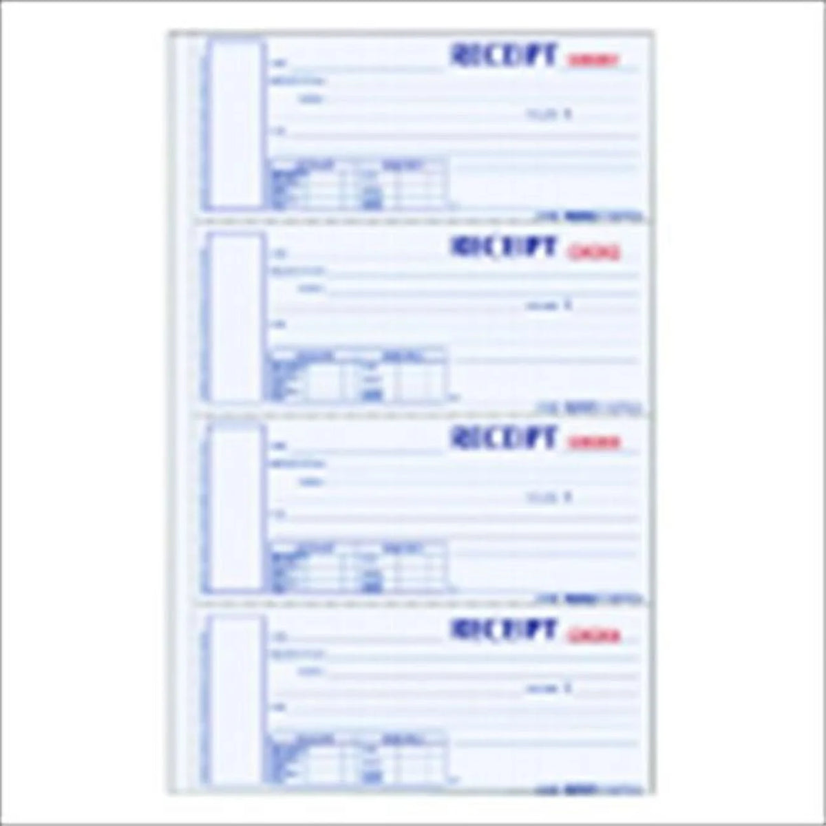 2 Parts Carbonless Hardbound Numbered Money Receipt Book - Canary - Pack 300 U75133