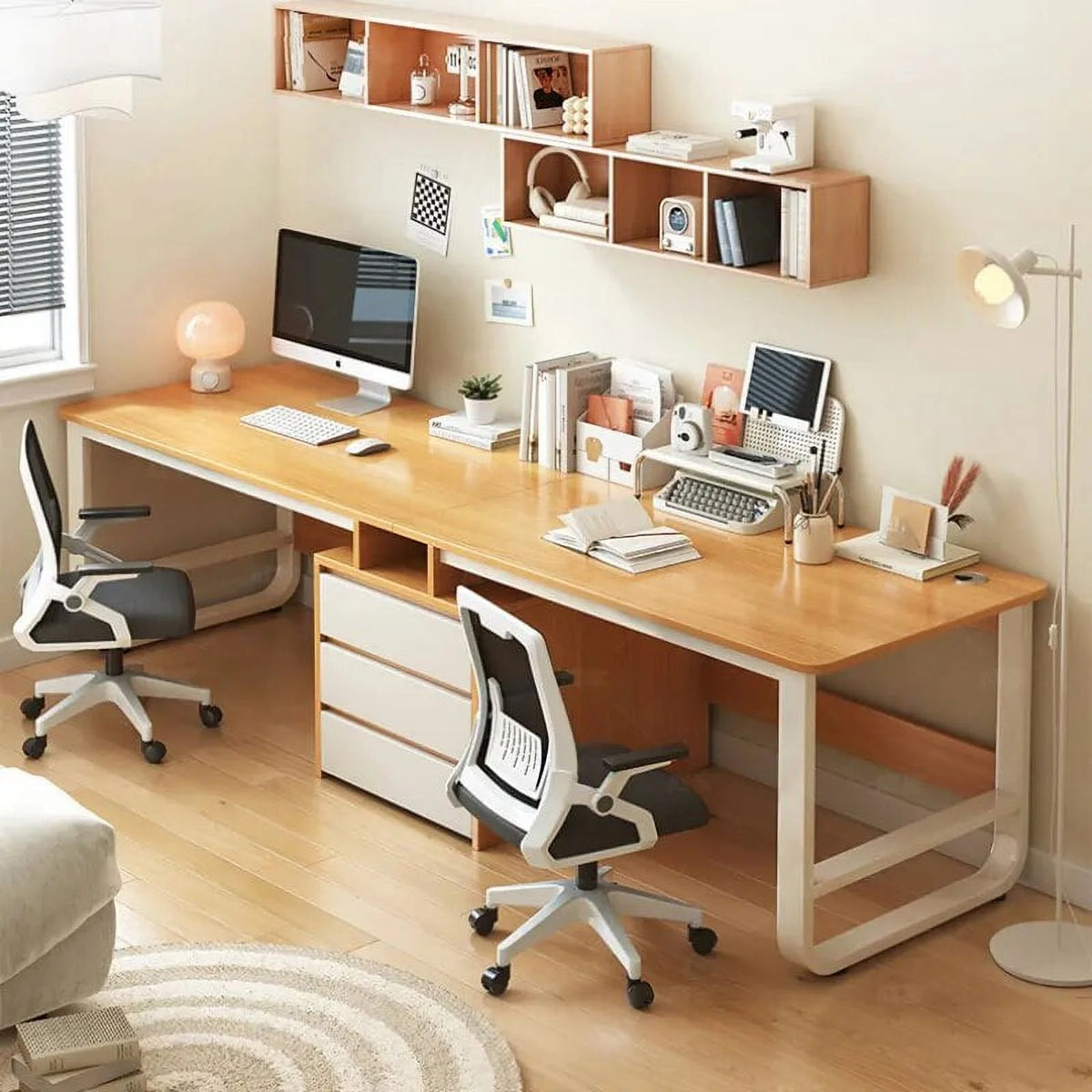 Modern Double Person Office Desk X79283