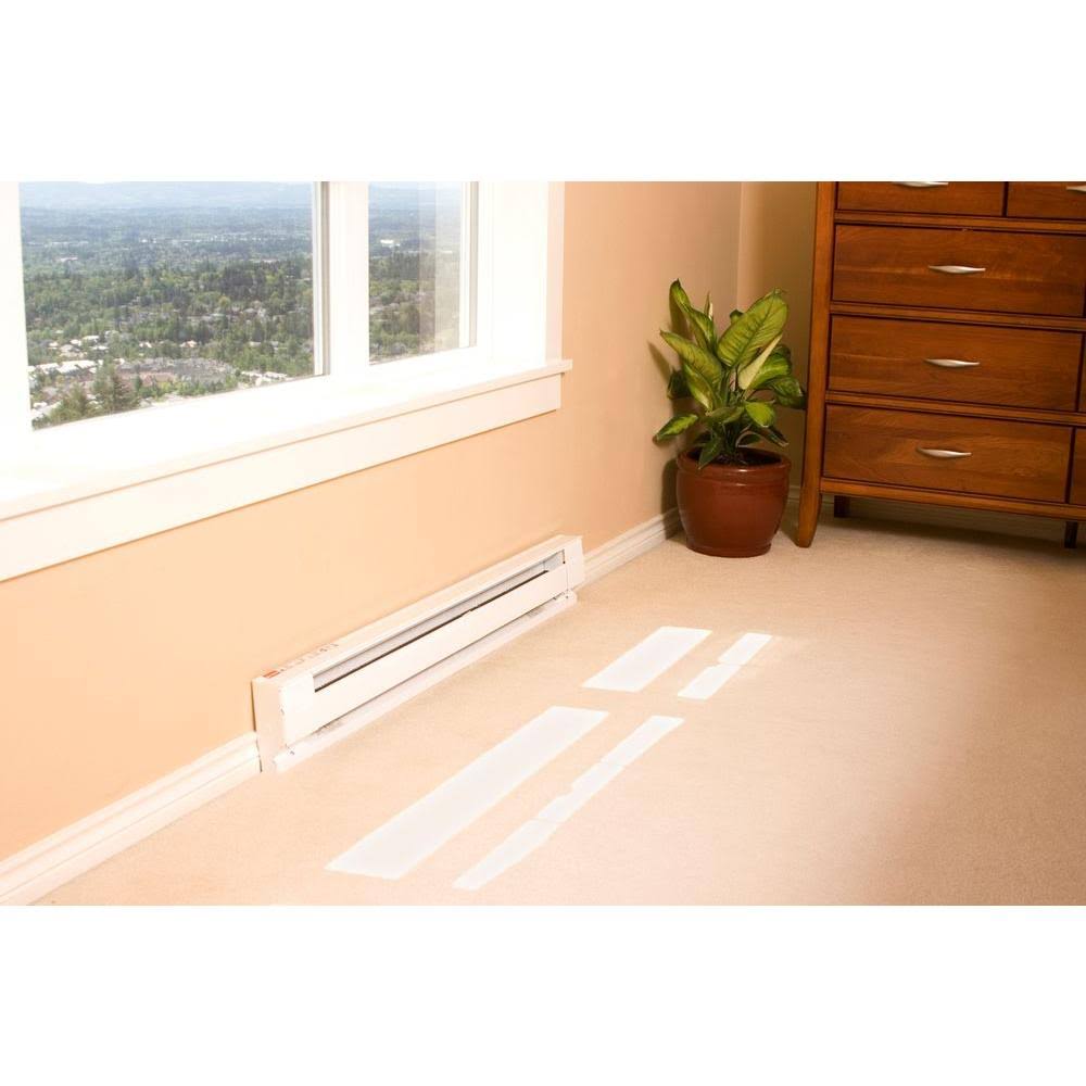 2000W 240V 8 Foot White Electric Baseboard Heater U5301