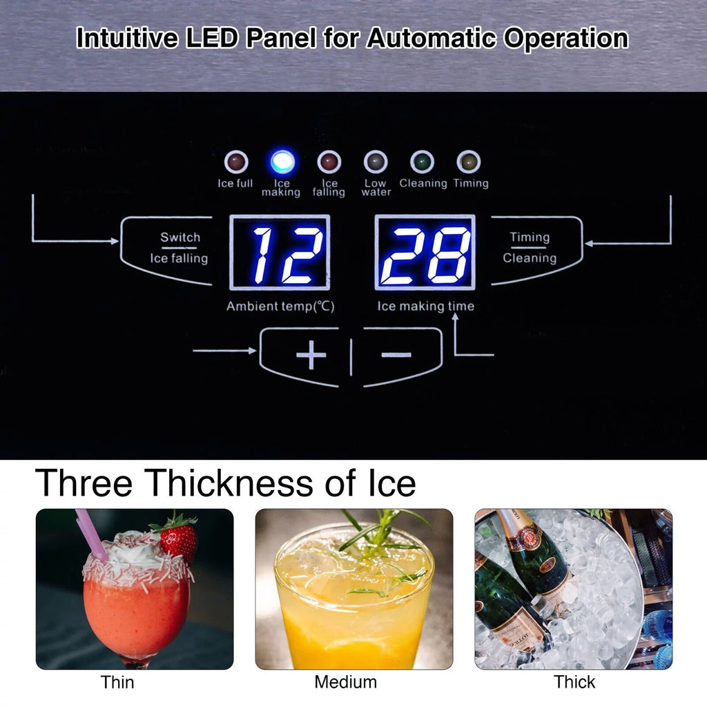 150lb Stainless Steel Commercial Ice Maker N43536