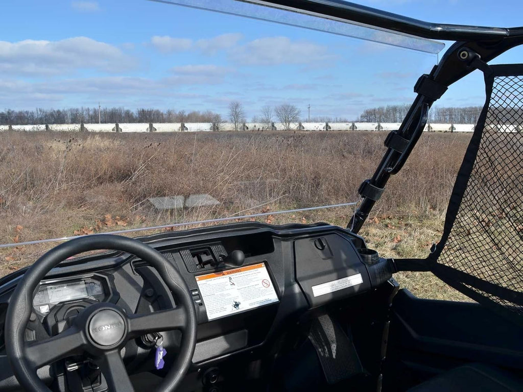 Heavy Duty Clear Scratch Resistant Full Windshield, 1/4 Thick Polycarbonate D294