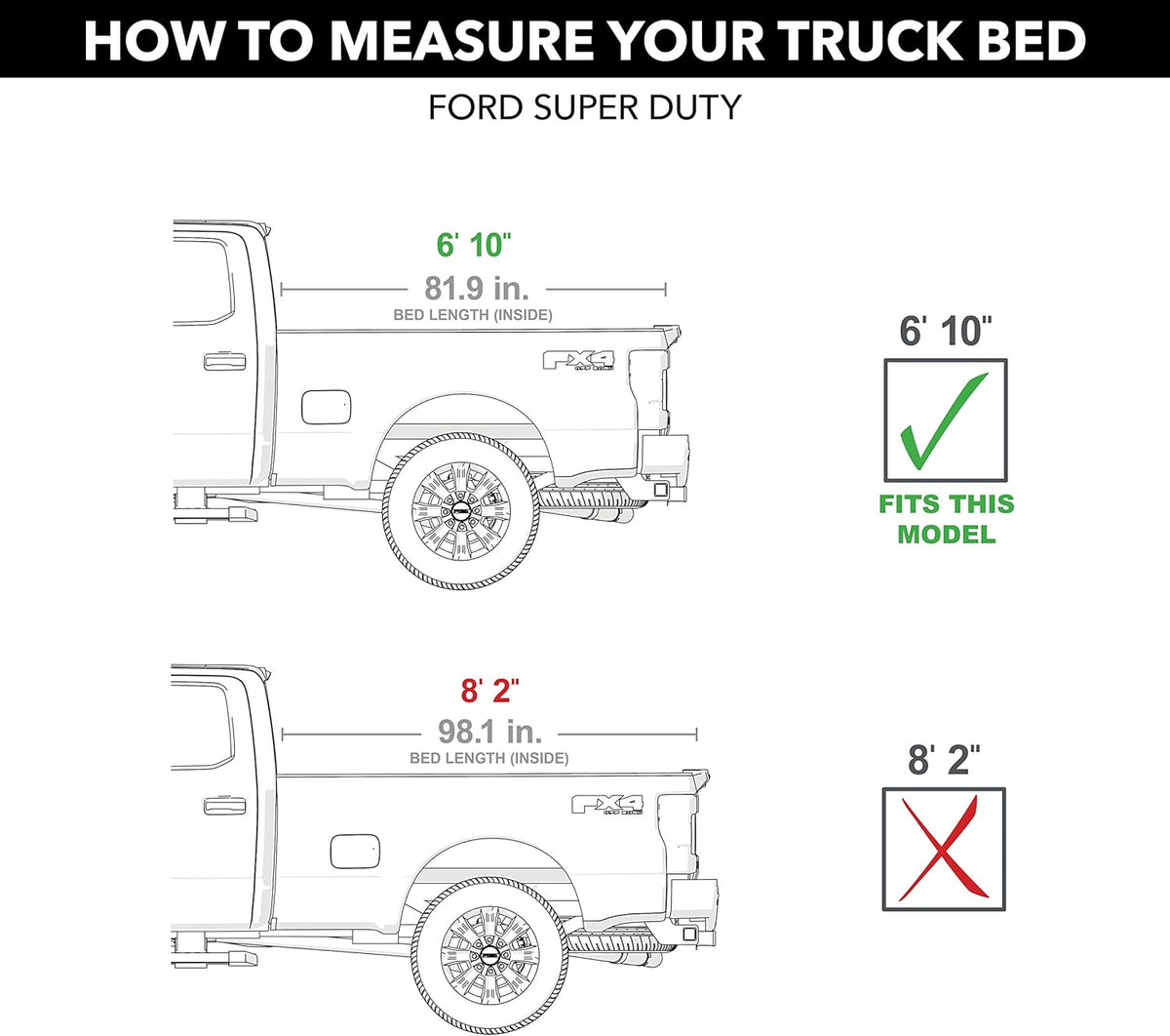 Hard Tri-Fold Truck Bed Tonneau Cover G604