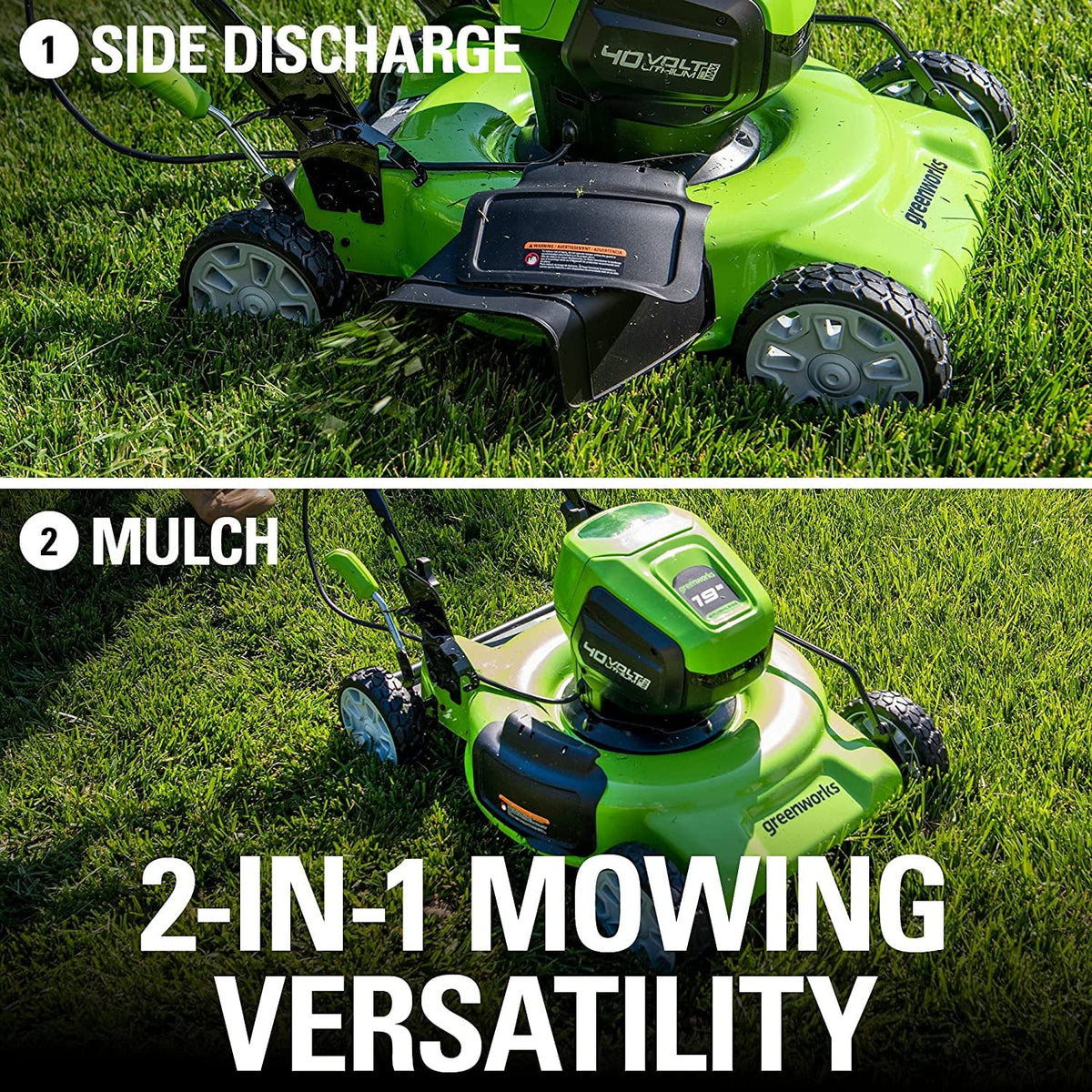 40V 19 Cordless Battery Walk-Behind Mower with 4.0Ah Battery & Charger Q3237