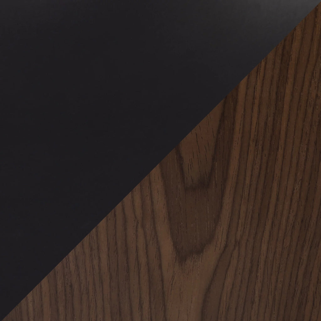 Adjustable Dining to Bar Table in Black Metal and Espresso L240009
