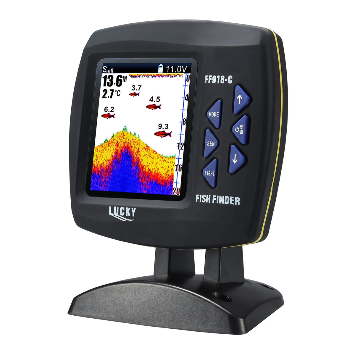 Wired Transducer Fish Finder 45 Degrees Underwater G141