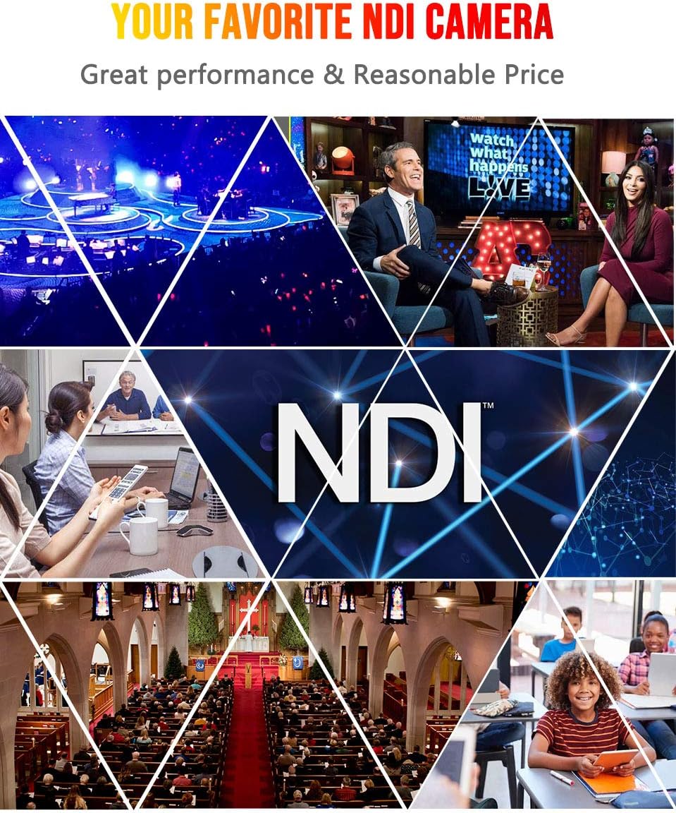 20X NDI PTZ Camera with HDMI 3G-SDI and IP Output D955496