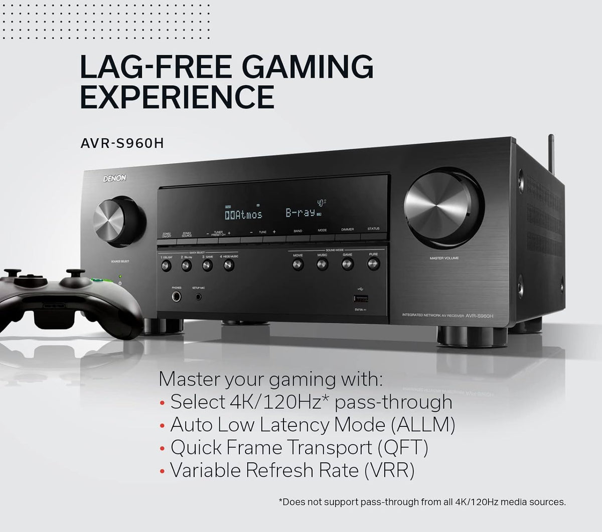 Black 7.2 Channel AV Receiver I339209