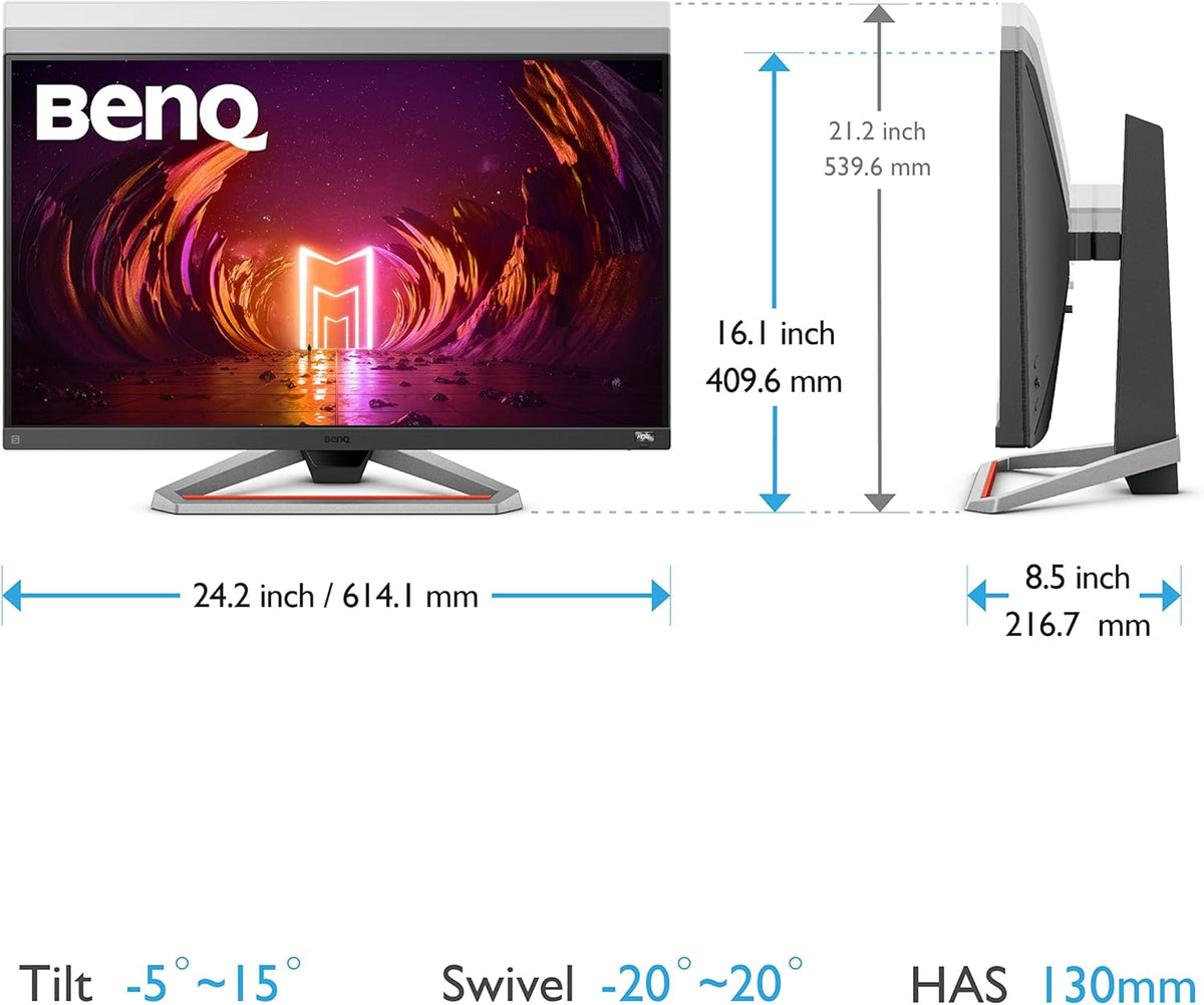 27" 1080p Gaming Monitor IPS 165Hz 1ms FreeSync Premium HDRi Dual 2.5W Speakers Height Tilt Adjustable Stand U301