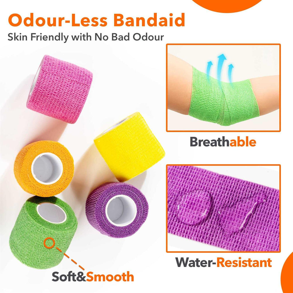 Self Adhesive Non-Woven Bandage Wrap 2 inch x 5 Yards W815449