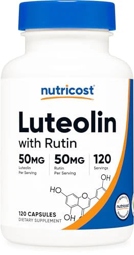 Luteolin with Rutin Complex 100mg 120 Capsules Vegetarian K7633