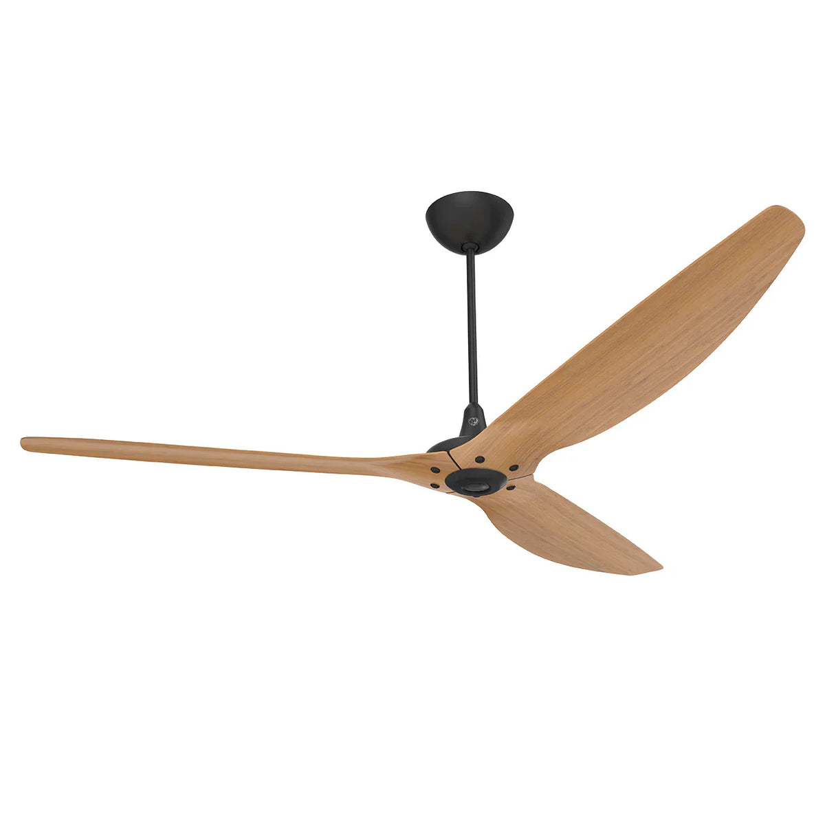 84 Ceiling Fan with Bamboo Blades and Black Finish V257565