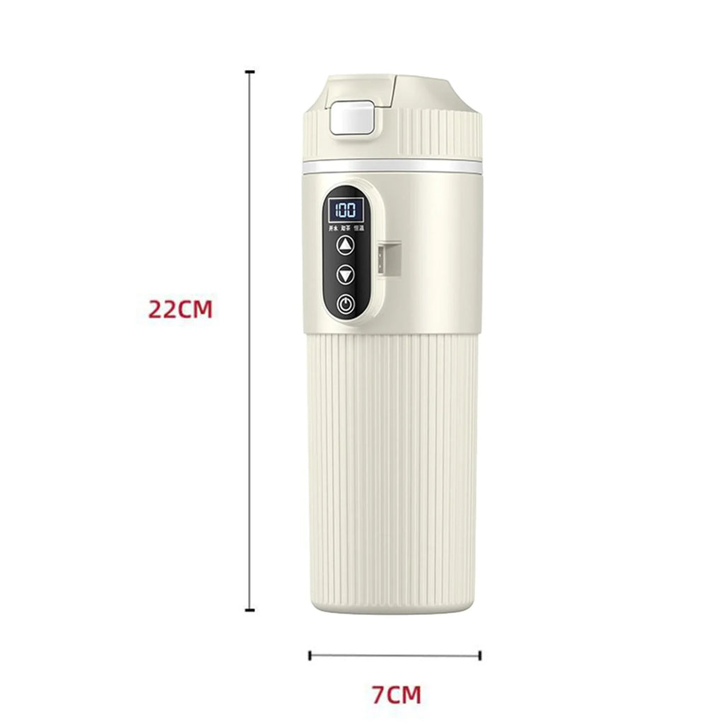 White Heated Car Kettle W1083