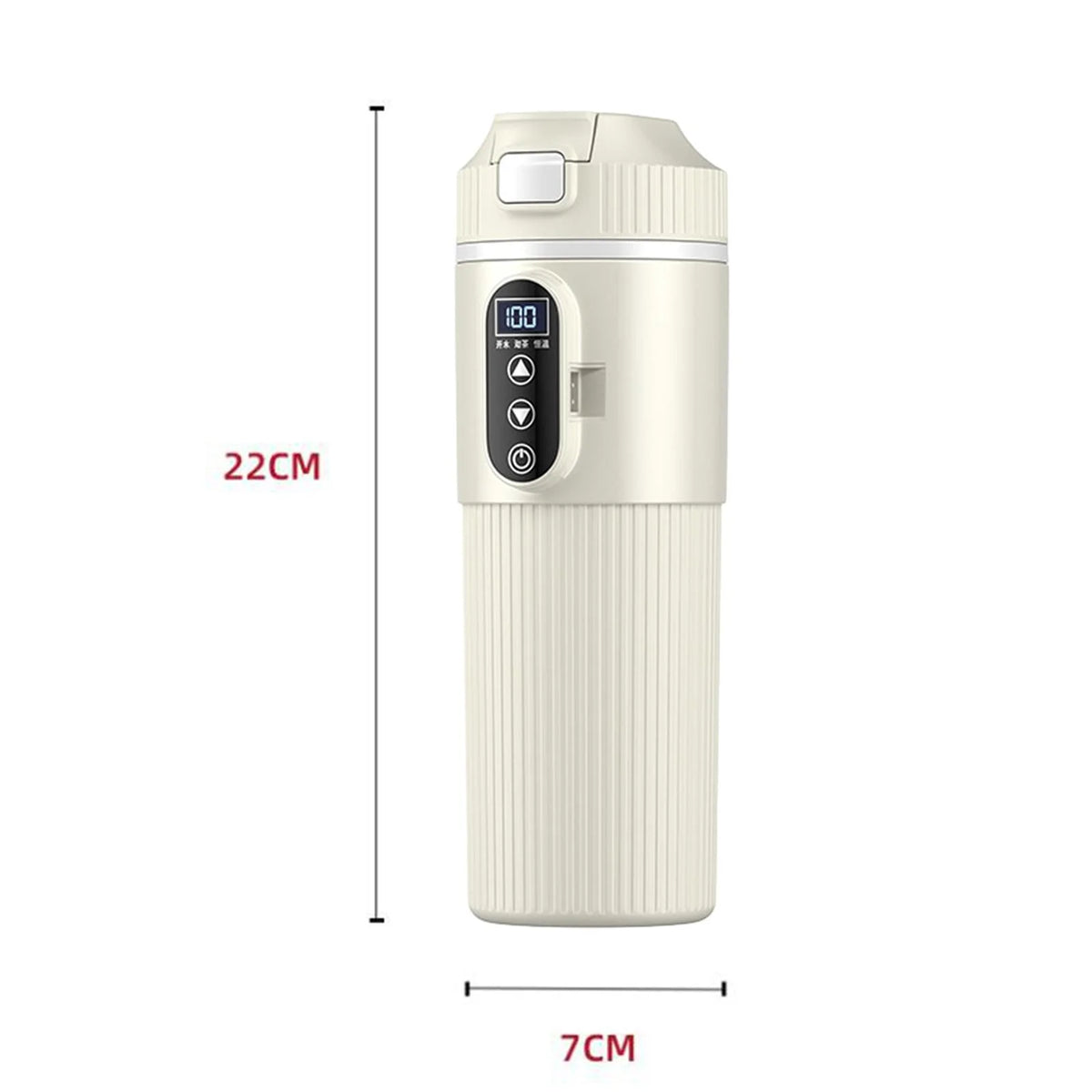 White Heated Car Kettle W1083