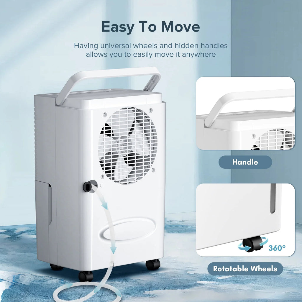 30 Pint Portable Dehumidifier with Drain Hose I6187