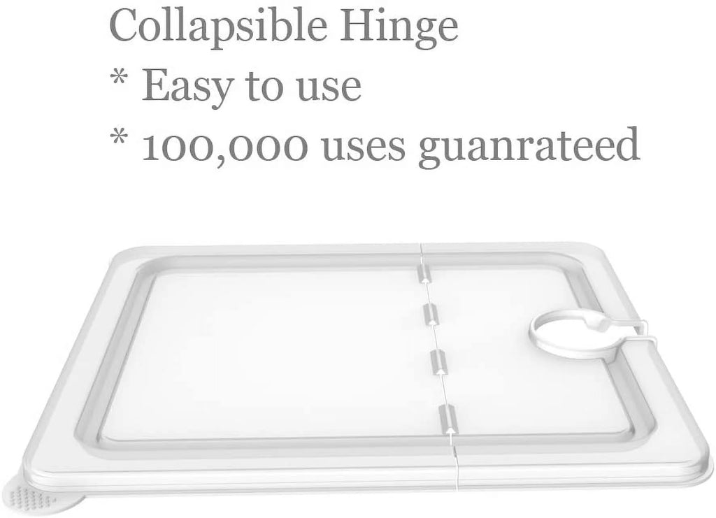 12 Quart Sous Vide Container with Collapsible Hinged Lid V41008