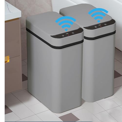 2.5 Gallon Touchless Sensor Bathroom Trash Can A26185