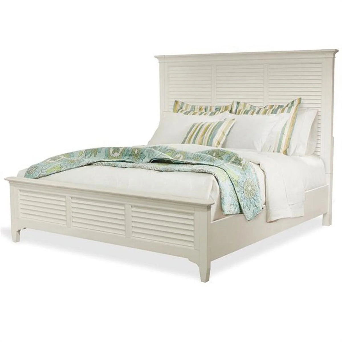 King Panel Bed in Paperwhite N93743
