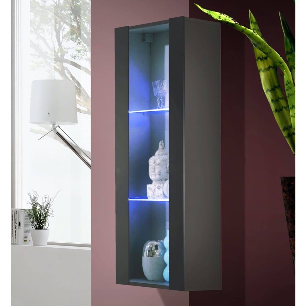 Wall-Mounted Bookcase - Gray T3059