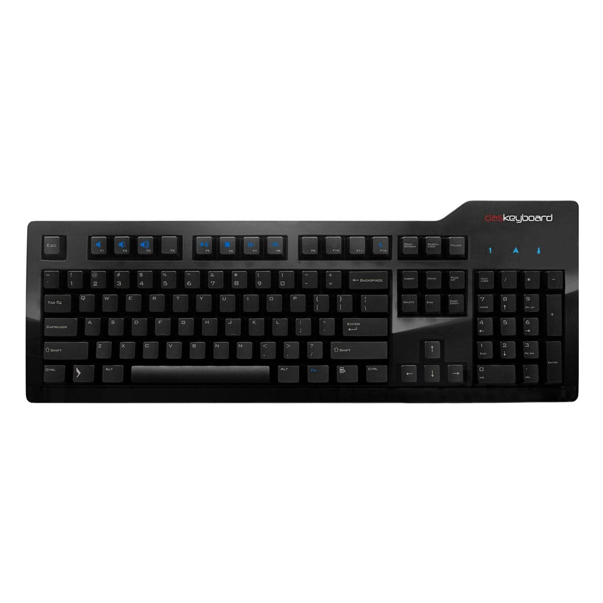 Black Clicky MX Blue Mechanical Keyboard Q638144