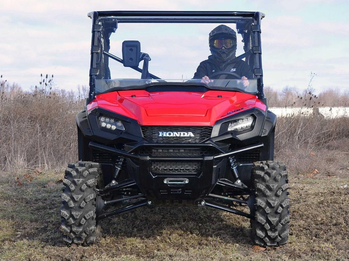 Heavy Duty Clear Scratch Resistant Full Windshield, 1/4 Thick Polycarbonate D294