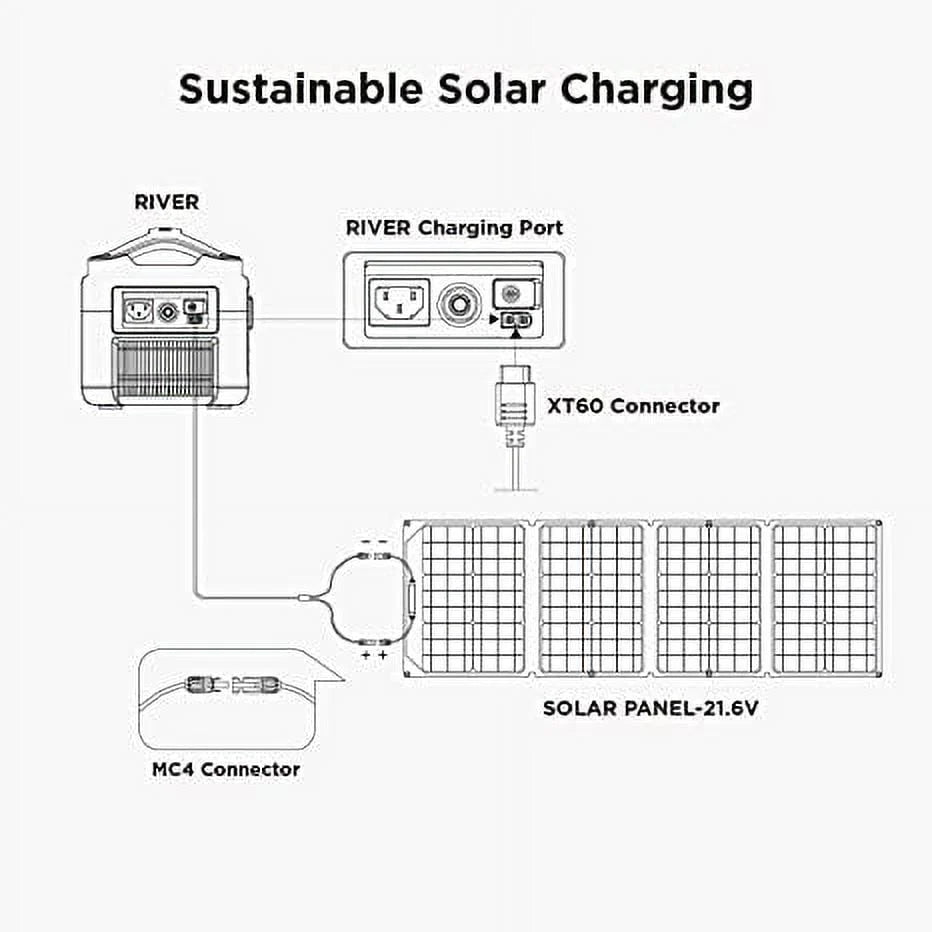 Portable Solar Generator Power Station X616