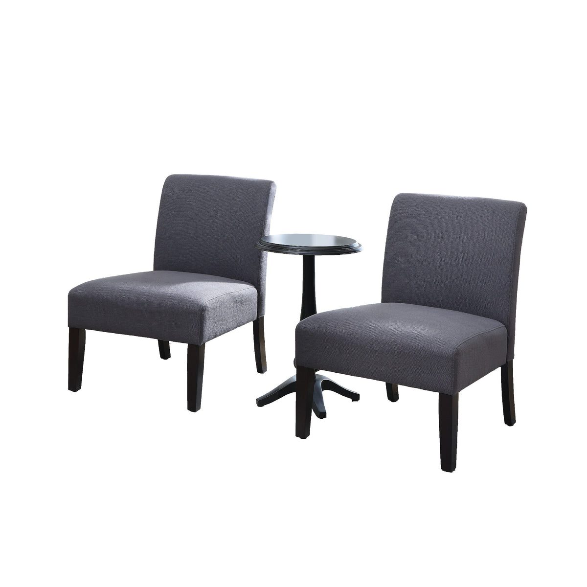 3-Piece Gray Accent Living Room Set D378