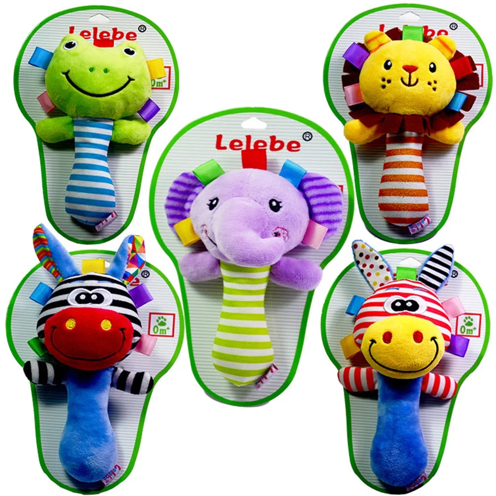 Giraffe Plush Rattle Toy for Infant B621926