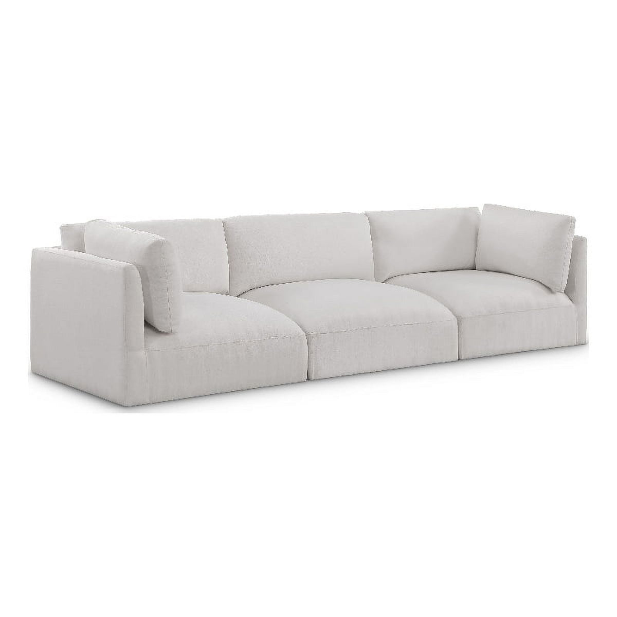 Cream Fabric Modular Sofa Y500