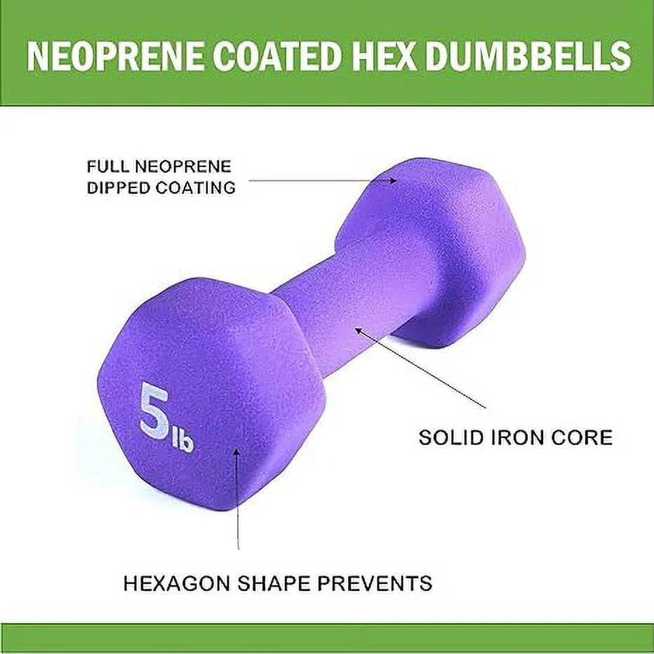 Neoprene 20LB Hex Dumbbell Set of 2 J142126