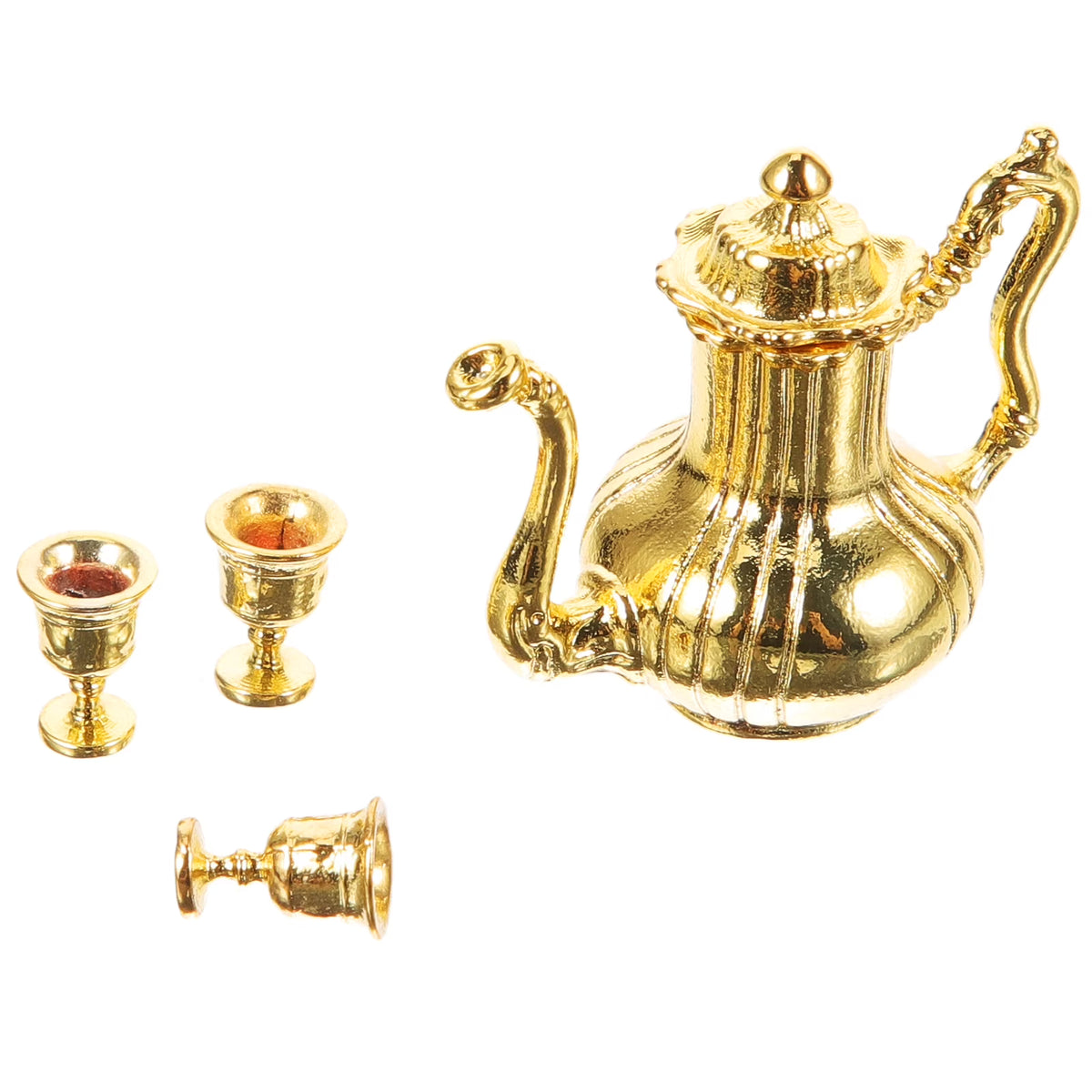 Miniature Metal Flask Kitchen Tea Set Toys D90633