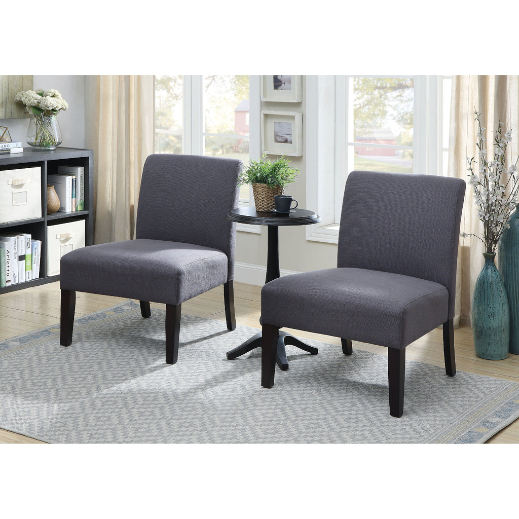 3-Piece Gray Accent Living Room Set D378
